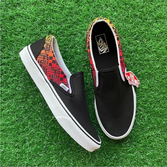 Vans Classic Slip On Logo Flame - Picture 2 of 5